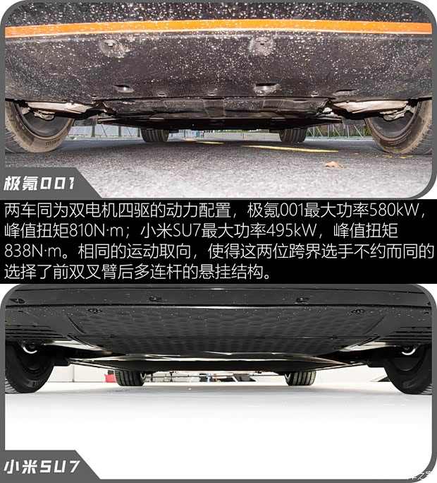 跨界纯电新王之争 极氪001对比小米SU7(图10)
