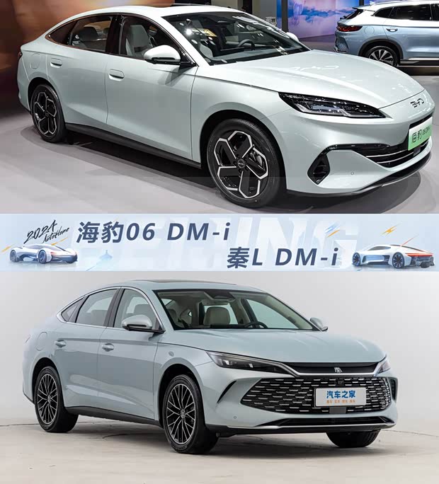 兄弟互卷 海豹06 DM-i对比秦L DM-i(图1)