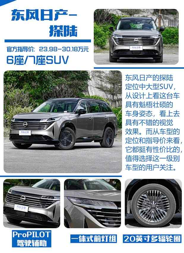 都有六座或七座 四款6/7座SUV车型海选(图2)