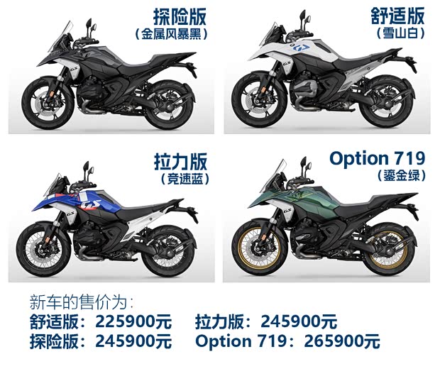 入门版宝马新“水鸟” R 1300 GS实拍(图4)