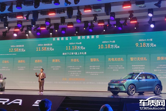 欧拉5正式上市 售价9.98-13.38万元(图3)