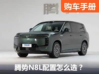 两个配置/高配更佳 腾势N8L购车手册 - 领驭达新车资讯站