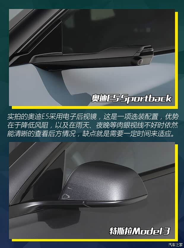 30万级纯电中型车之争！奥迪E5 Sportback对比特斯拉Model 3(图7)