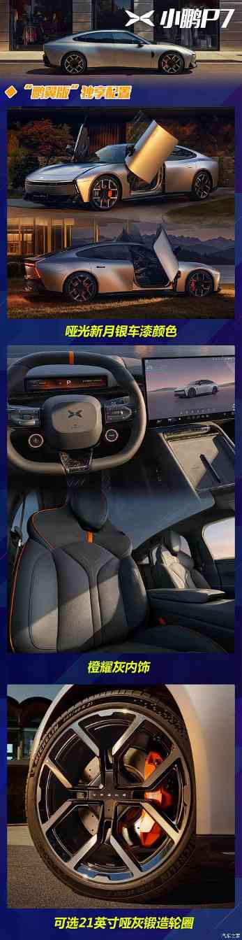 21.98万起，入门配置即拉满！全新小鹏P7怎么选？(图2)