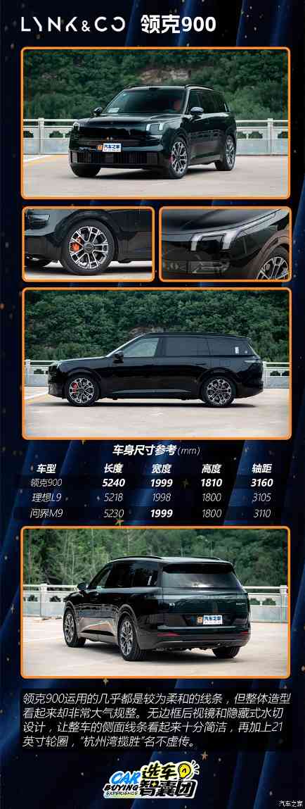 “9”字辈新卷王！领克900选购指南！(图2)