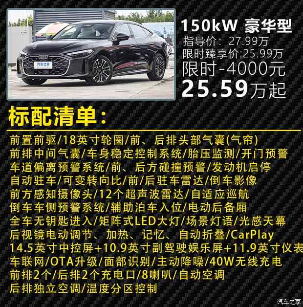 空间/颜值/科技我全要！上汽奥迪A5L Sportback购车推荐(图19)