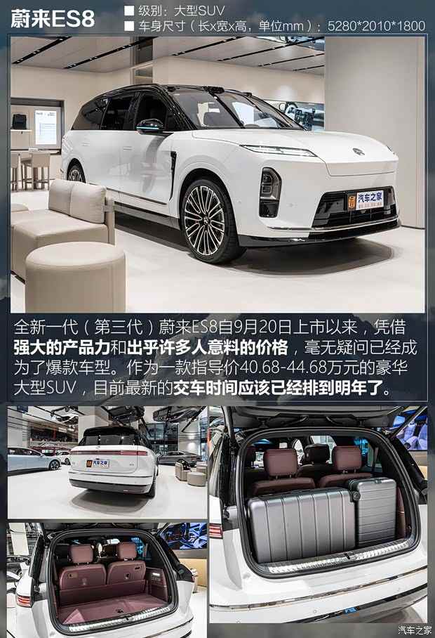 全是“大”新车！四款新上市大型SUV满载后备厢空间对比(图2)