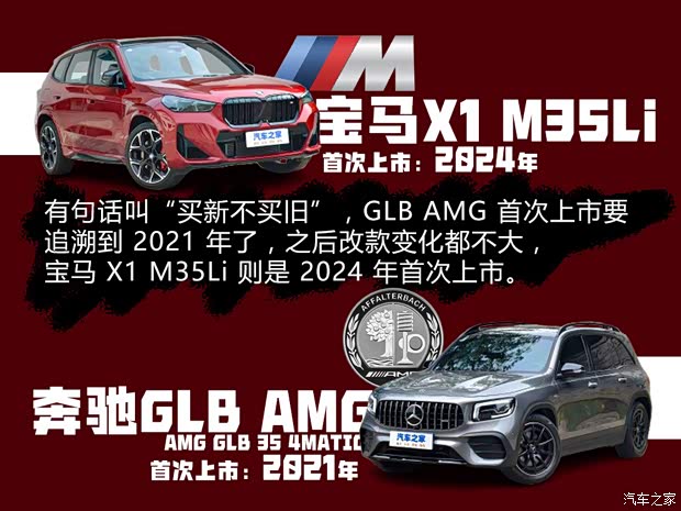 性能“奶爸”大对决 宝马X1 M35Li对比奔驰GLB AMG(图2)