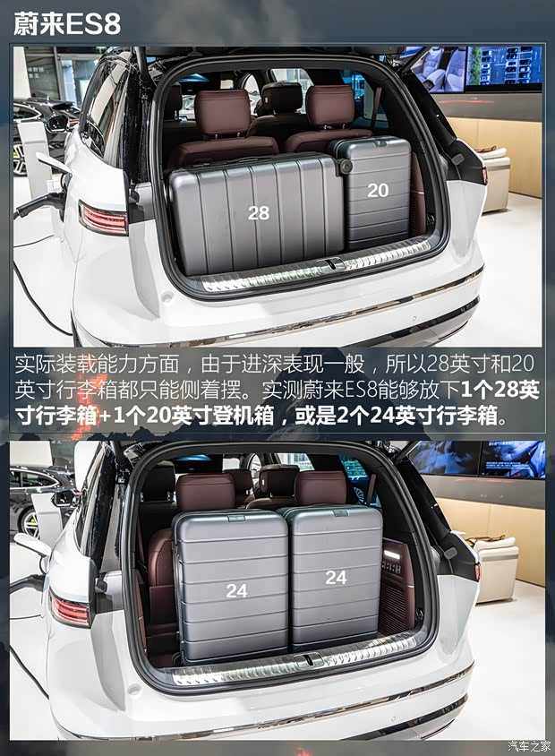 全是“大”新车！四款新上市大型SUV满载后备厢空间对比(图6)