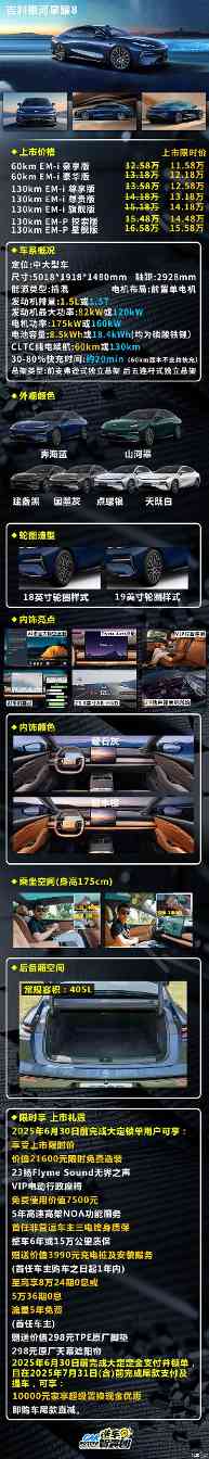 主打12-16万元中大型车市场 银河星耀8你该怎么选？(图1)