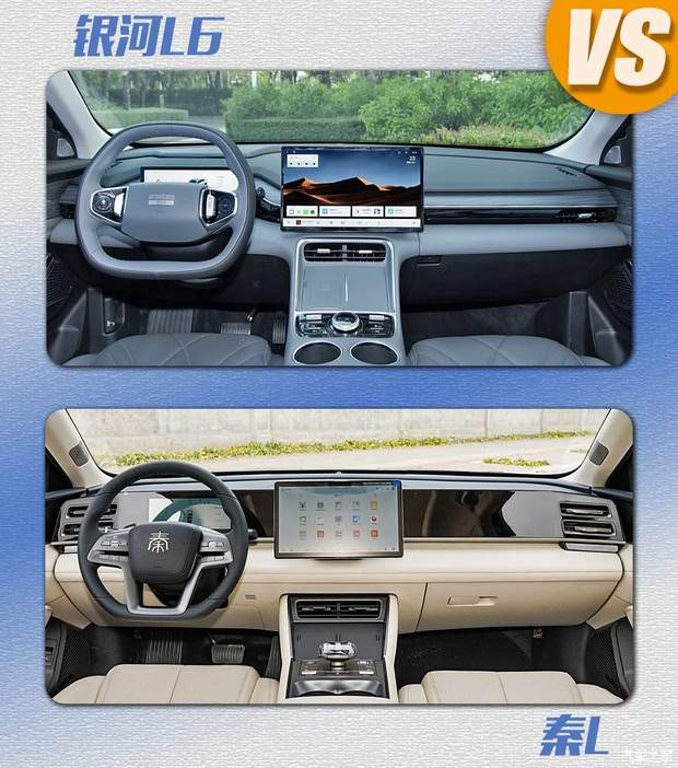 十万级插混决战！电池更大/配置更高，反而便宜？银河L6对比秦L(图5)