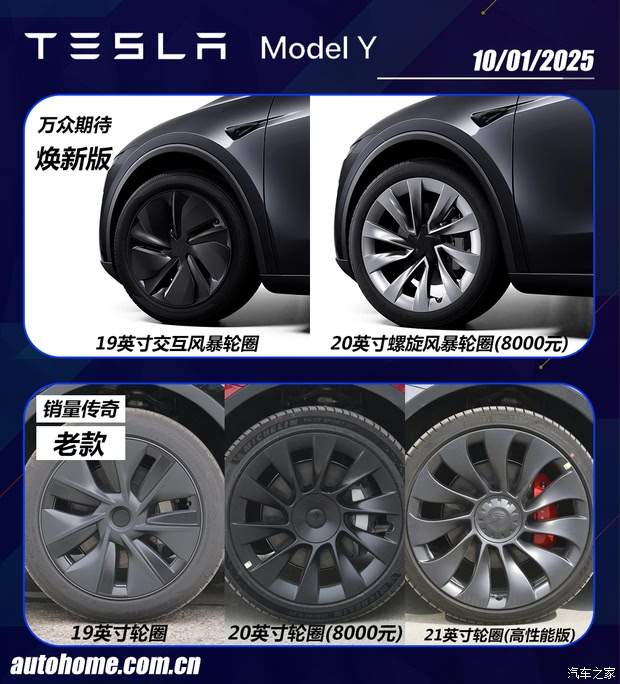新老对比！焕新Model Y中国首发上市！快来看哪儿变了！(图4)