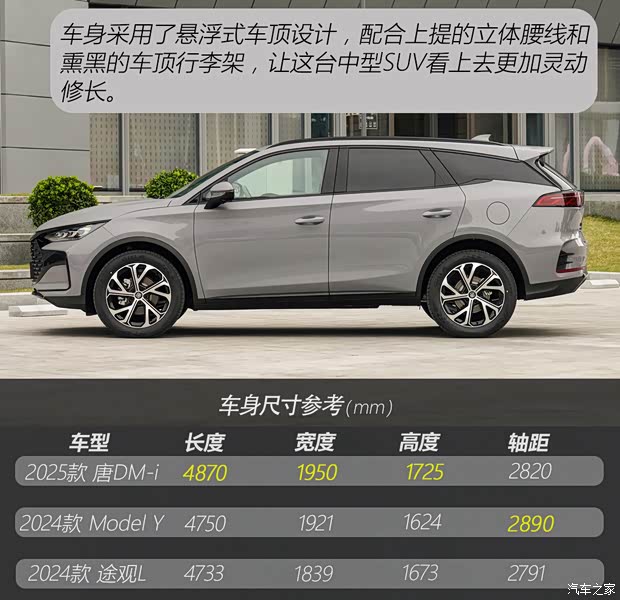 20万预算 第五代DM混动技术+云辇-C都有了 静态体验2025款唐DM-i(图6)