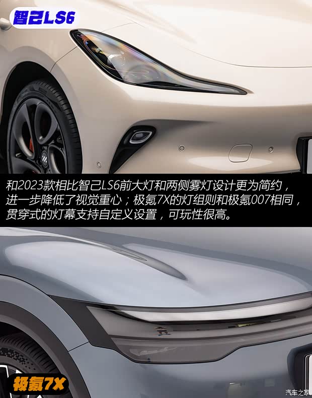 静态PK 智己LS6对比极氪7X谁能更胜一筹(图4) 静态PK 智己LS6对比极氪7X谁能更胜一筹(图4)
