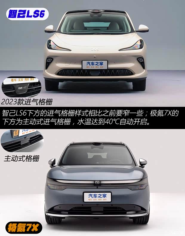 静态PK 智己LS6对比极氪7X谁能更胜一筹(图3) 静态PK 智己LS6对比极氪7X谁能更胜一筹(图3)