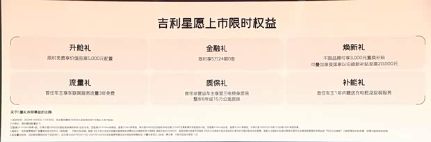 限时6.98-9.88万 秒懂吉利星愿怎么选(图3) 限时6.98-9.88万 秒懂吉利星愿怎么选(图3)