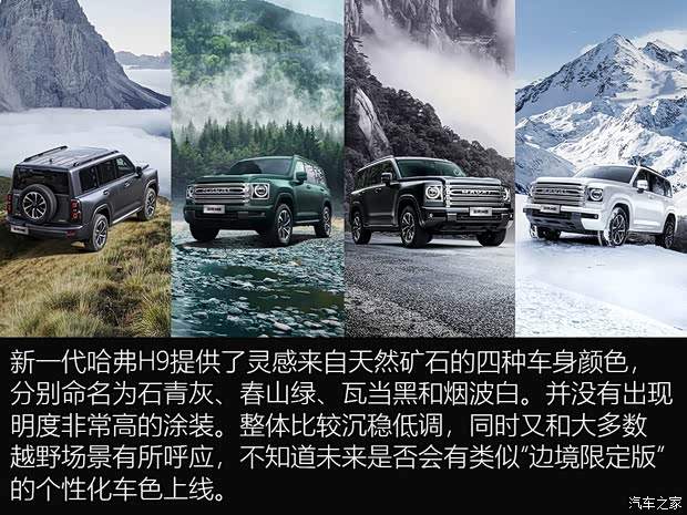 推汽油四驱拓境版 全新哈弗H9购车手册(图3)