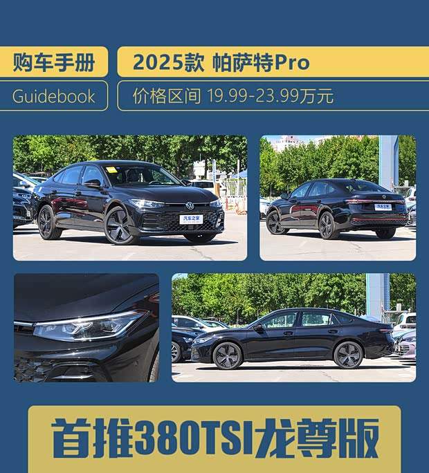 首推380TSI龙尊版 帕萨特Pro购车手册(图1)