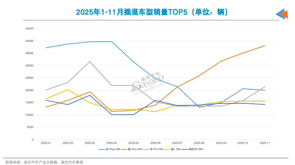 谁提前锁定2025年插混销量TOP10？｜看见2025(图2)