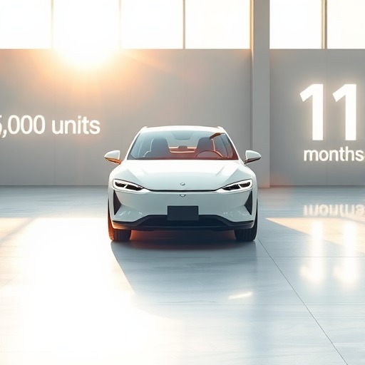 蔚来萤火虫交付再破里程碑，11 个月达成 5 万台交付(图1)