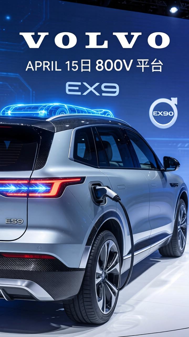 沃尔沃ES90与EX90于4月15日发布 基于800V平台打造(图1)