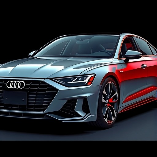 奥迪A6L e-tron四驱版申报图曝光