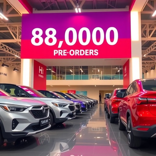 尚界H5小订突破80000台 预售16.