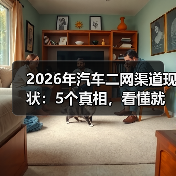 2026年汽车二网渠道现状：5个真相，看懂就能少走3年弯路(图2)