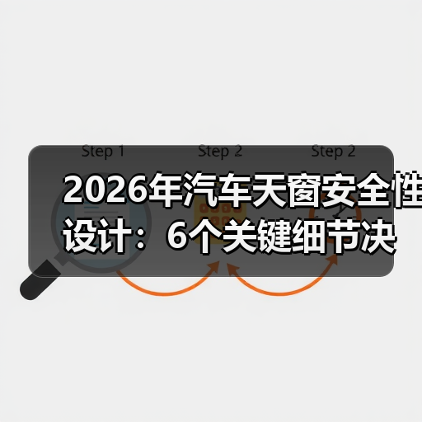 2026年汽车天窗安全性设计：6个关键细节决定你头顶那块玻璃靠不靠谱(图2)