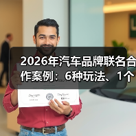 2026年汽车品牌联名合作案例：6种玩法