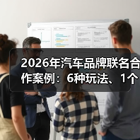 2026年汽车品牌联名合作案例：6种玩法、1个真故事与可复用的增长公式(图2)