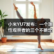 小米YU7发布：一个理性观察者的三个不确定判断(图3)
