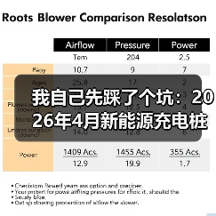 我自己先踩了个坑：2026年4月新能源充