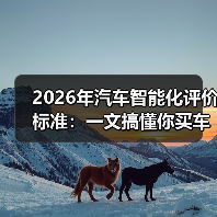 2026年汽车智能化评价标准:一文搞懂你买车最该看的分数(图4) 2026年汽车智能化评价标准:一文搞懂你买车最该看的分数(图4)