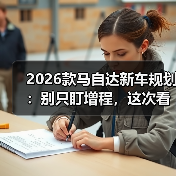 2026款马自达新车规划：别只盯增程，这次看懂它真正的牌(图2)
