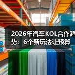 2026年汽车KOL合作趋势：6个新玩法让预算花得更值(图2)