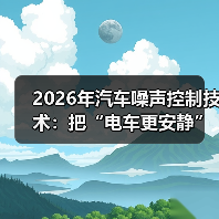 2026年汽车噪声控制技术：把“电车更安静”这句神话掰开揉碎讲清楚(图2)