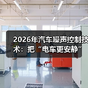 2026年汽车噪声控制技术：把“电车更安