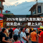 2026年最新汽车氛围灯效果盘点:一眼上头的光,到底怎么选(图4) 2026年最新汽车氛围灯效果盘点:一眼上头的光,到底怎么选(图4)