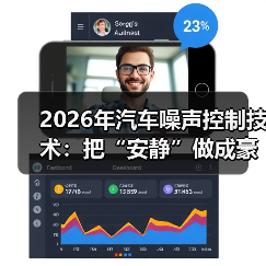 2026年汽车噪声控制技术:把“安静”做成豪华感的6个新打法(图3) 2026年汽车噪声控制技术:把“安静”做成豪华感的6个新打法(图3)
