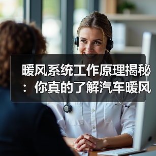 暖风系统工作原理揭秘：你真的了解汽车暖风吗？(图2)