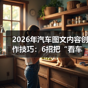 2026年汽车图文内容创作技巧：6招把“