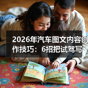 2026年汽车图文内容创作技巧:6招把试驾写成“想下单”的故事(图3) 2026年汽车图文内容创作技巧:6招把试驾写成“想下单”的故事(图3)