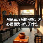 月销三万台的冠军，未必是因为做对了什么