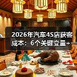 2026年汽车4S店获客成本：6个关键变
