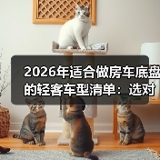 2026年适合做房车底盘的轻客车型清单：