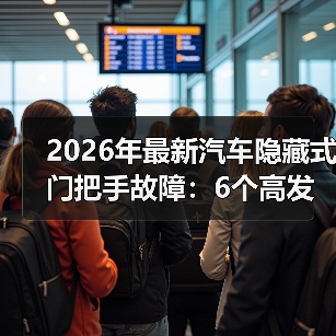2026年最新汽车隐藏式门把手故障：6个高发场景与自救指南(图3)