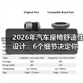 2026年汽车座椅舒适性设计:6个细节决定你下车腰还疼不疼(图3) 2026年汽车座椅舒适性设计:6个细节决定你下车腰还疼不疼(图3)