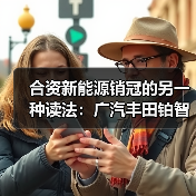 合资新能源销冠的另一种读法：广汽丰田铂智