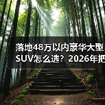 落地48万以内豪华大型SUV怎么选？2026年把钱花在刀刃上的6个判断(图4)